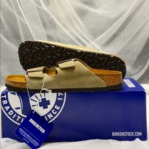 Birkenstock Arizona Taupe leather sandals